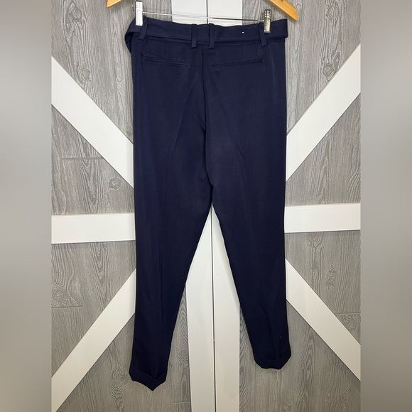 226. Tommy Hilfiger Navy Tie-Waist Trousers size 4 - Picture 6 of 6